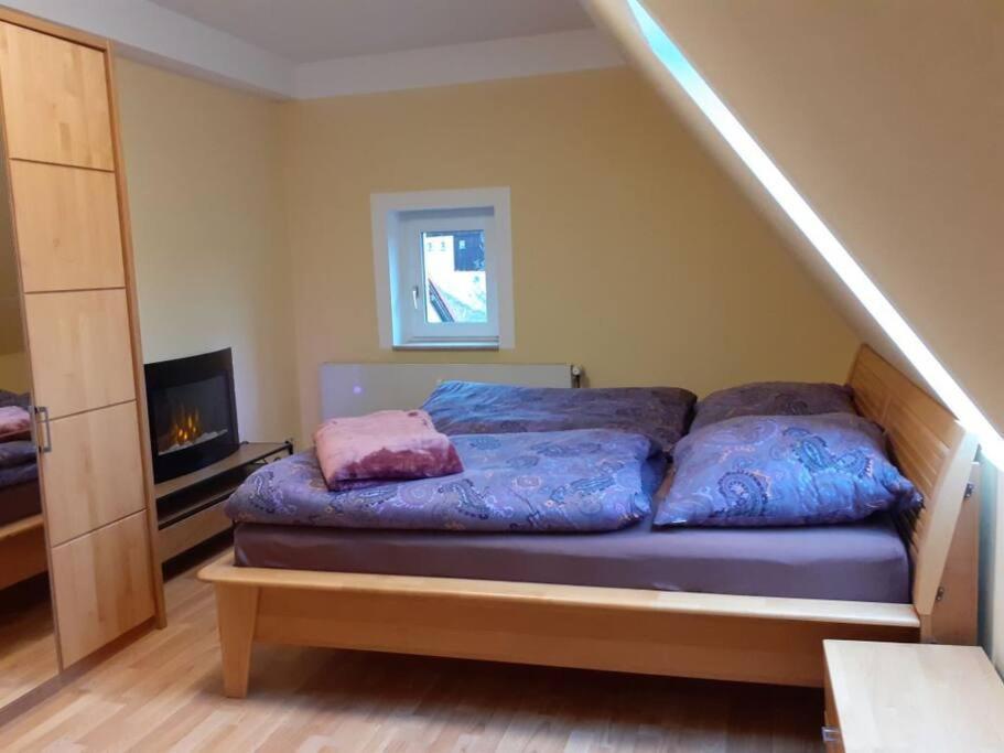 Schoene Und Ruhige Ferienwohnung In Ottendorf 세브니츠 외부 사진